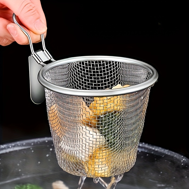 Stainless Steel Filter Mesh Hot Pot Frying Filter Large - Temu