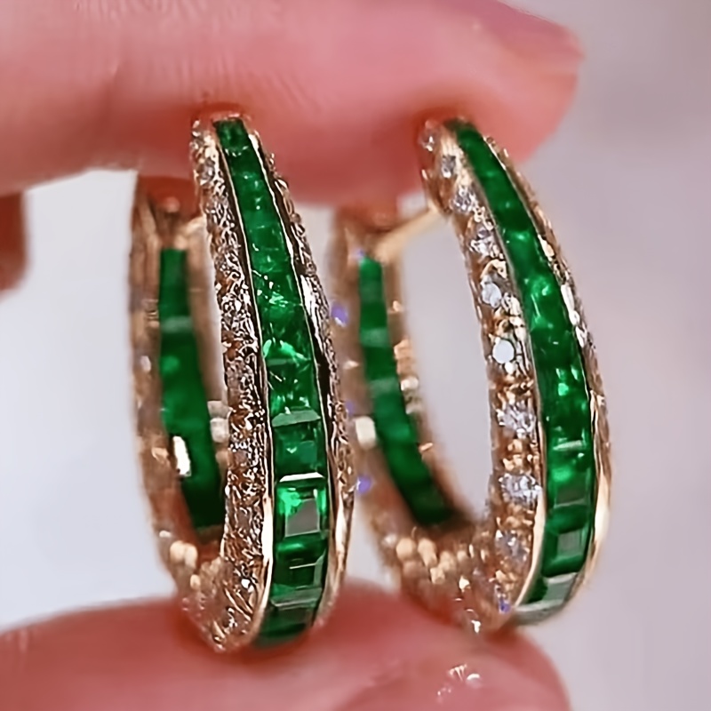 TEMU ANGOL 1 Paire de Boucles d'Oreilles Rondes en Synthétique pour Femmes, Faciles, Élégantes, , Exquises, Tendance, Luxueuses, Individuelles,