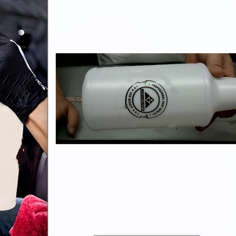 1pc Water Mist Cylindrical Spray Bottle Car Detailing Spray Bottle Hdpe Chemical Resistant Spray