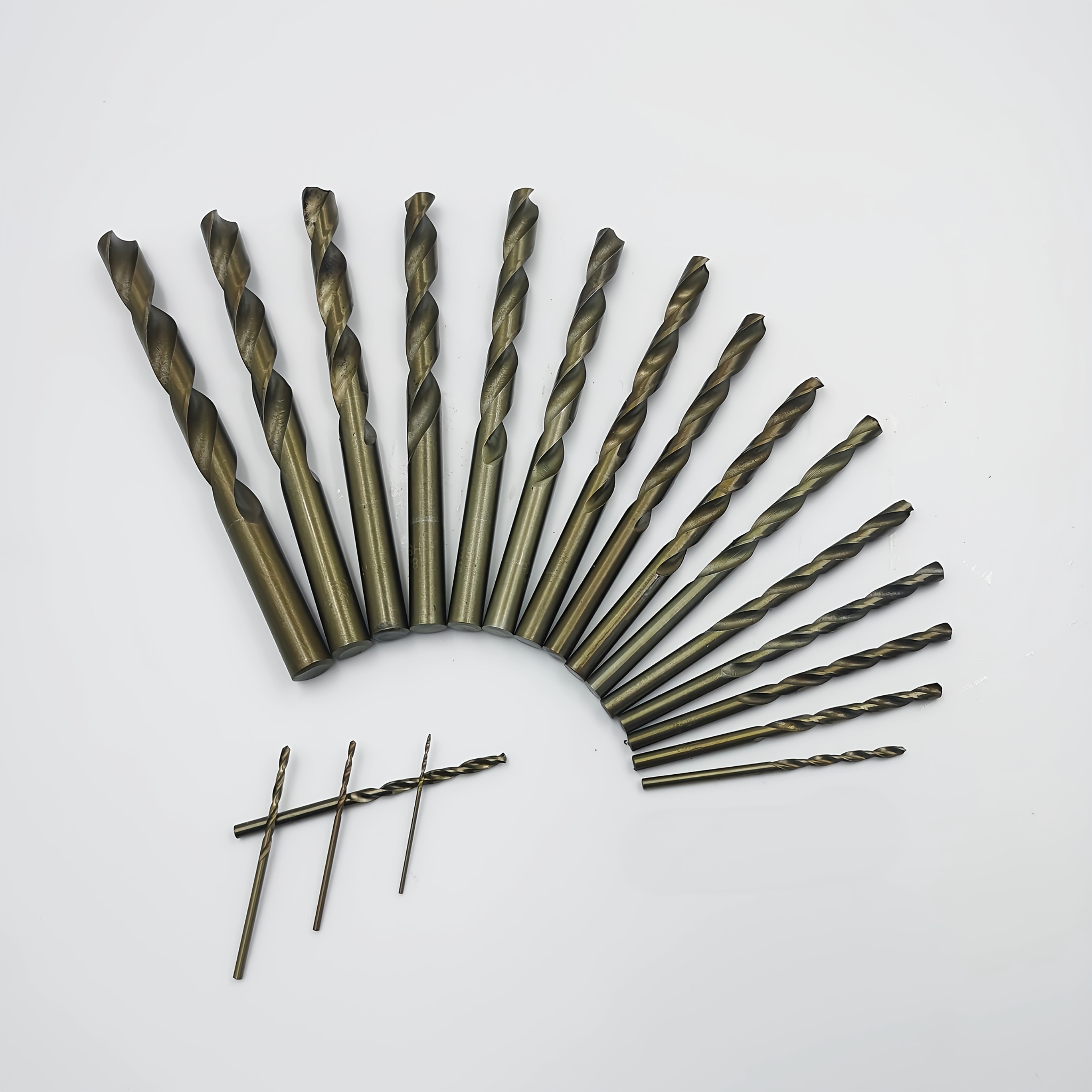 19pcs And 1pc/set Cobalt Drill Bit Set, Hss-co Twist Drill Bits, For Wood Metal Drilling, Wood, Plastic, Quick Change Design