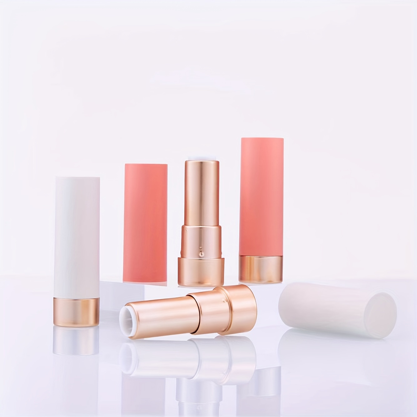 Lippenbalsam-Behälter Leer – 25 Stück, 5 Ml, Kunststoff-Tubes Mit Drehboden