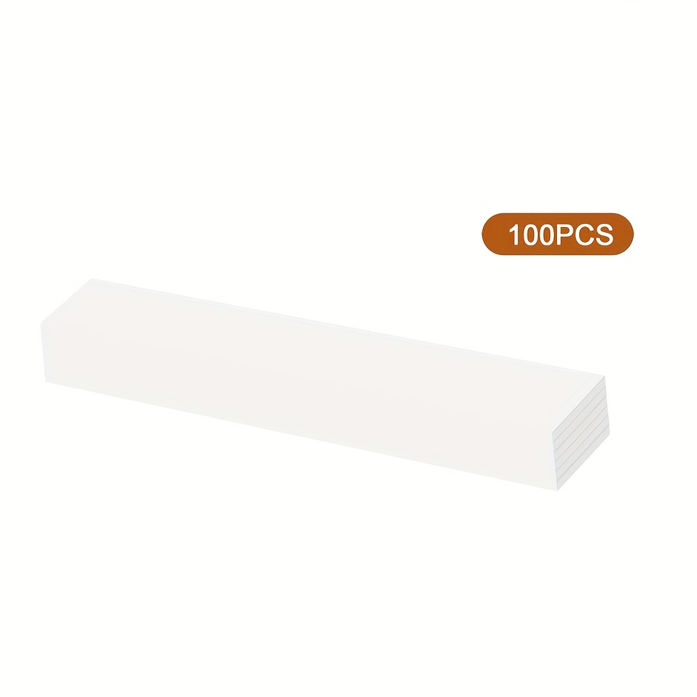 TEMU 100pcs Of Transparent Vellum Bands For Invitations - Additions For Wedding Invites, Clear Wrapping Liners For 5x7 Cards, And Bands To Hold