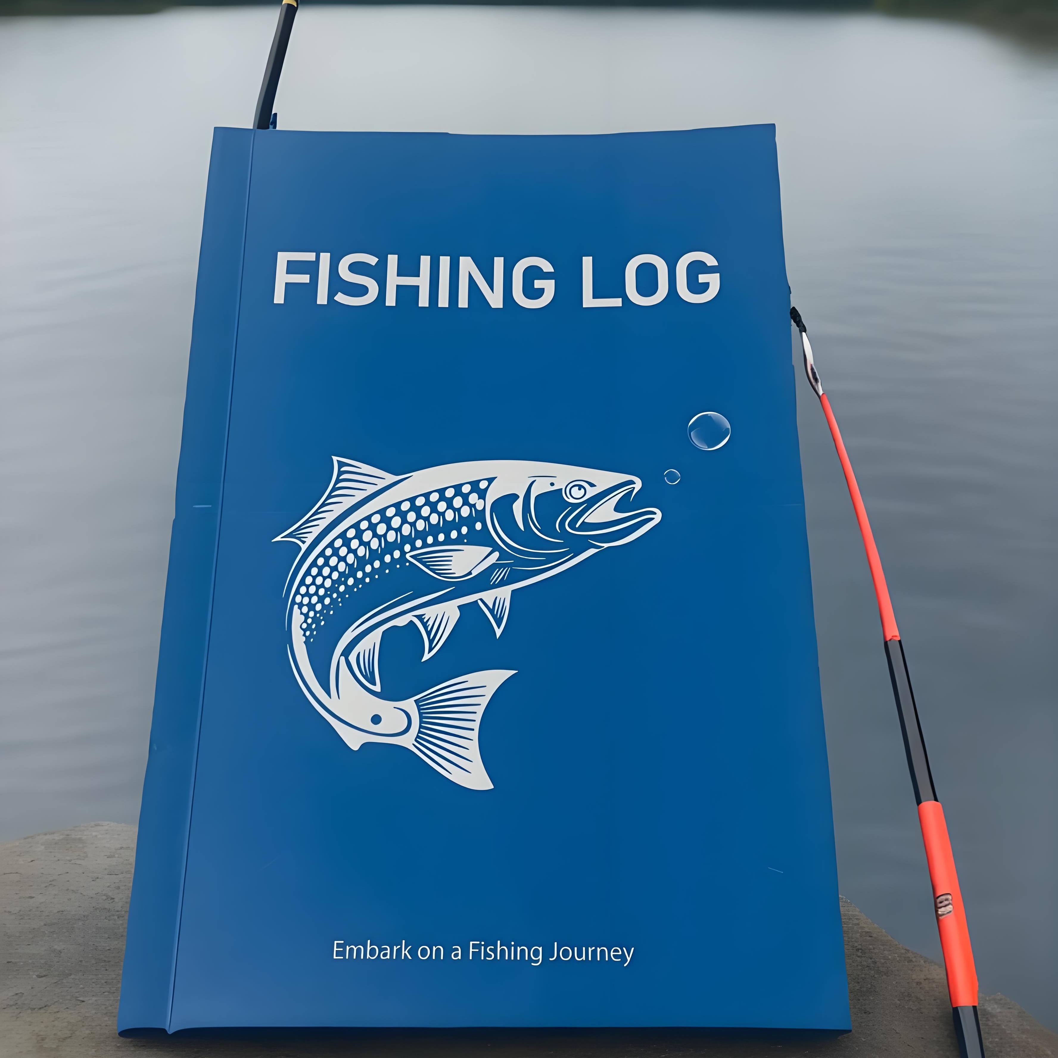 

1pc Fishing For Anglers - Unique Fishing Journal Planner Gift, Personal Organizer With 30 Trips Record - Paper Cover Material, Meaningful Christmas Present For Fishing Enthusiasts