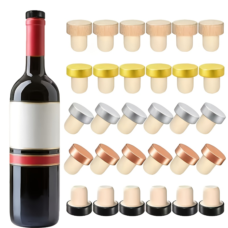 18 Tappi Per Bottiglie In Silicone Multicolore - Riutilizzabili, Alimentari, Per Birra, Vino E Bibite, Diametro 3cm - 4