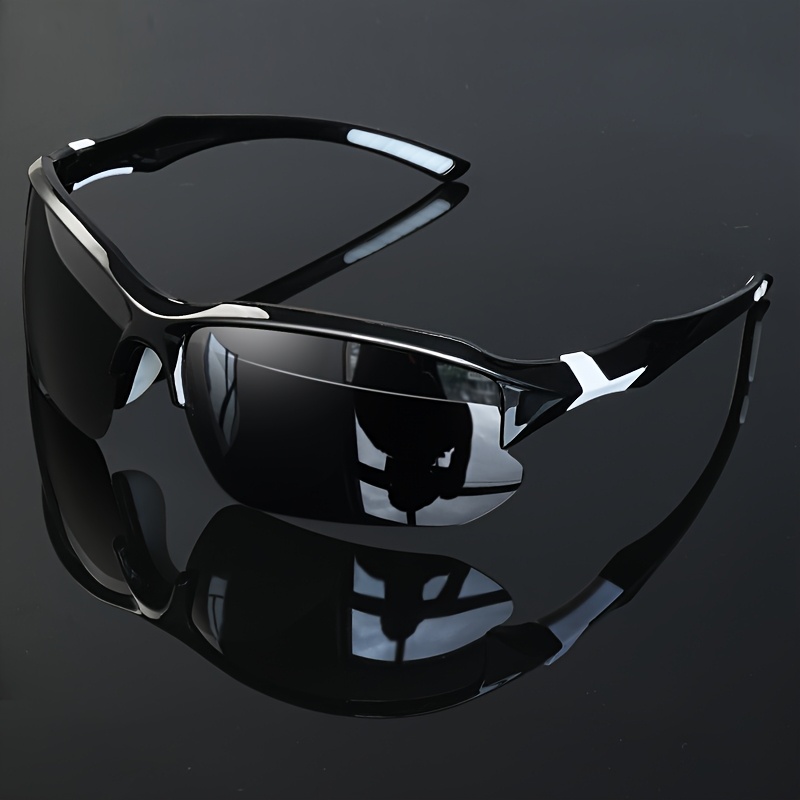 Men's Casual Half-frame Colored Fashion Glasses, Essential For Outdoor Leisure Activities, Unisex, Suitable For Driving, Riding, , Fishing, Parties, Beach, And Off-