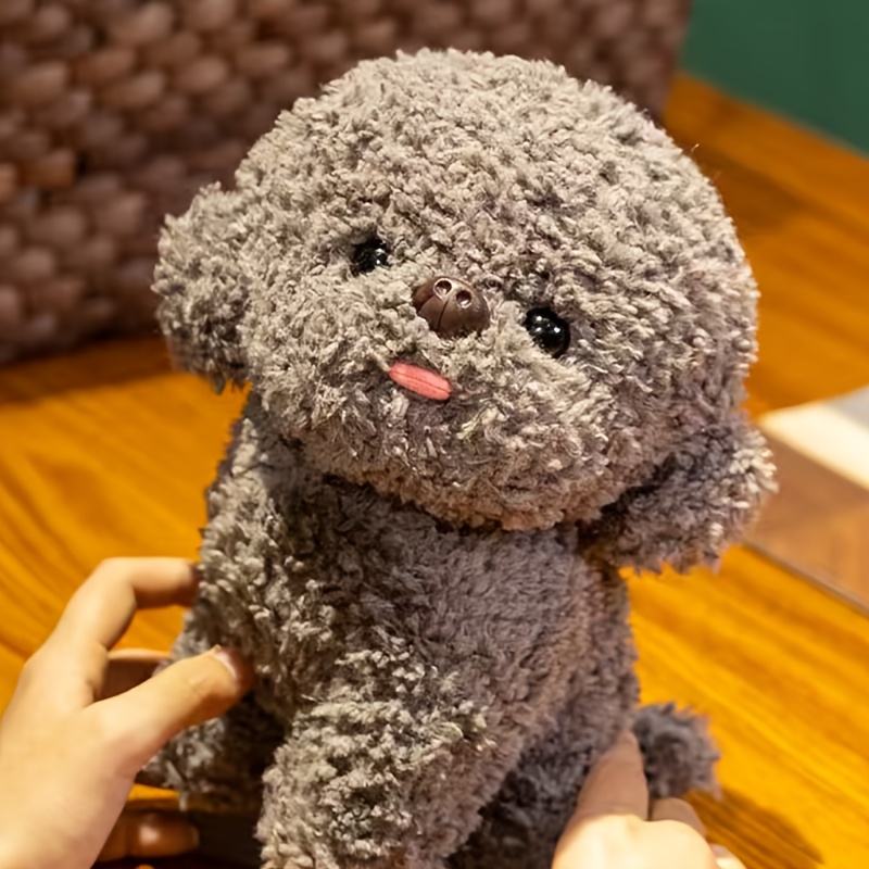 cute plush dog toys soft fluffy ideal breeds cats small dogs