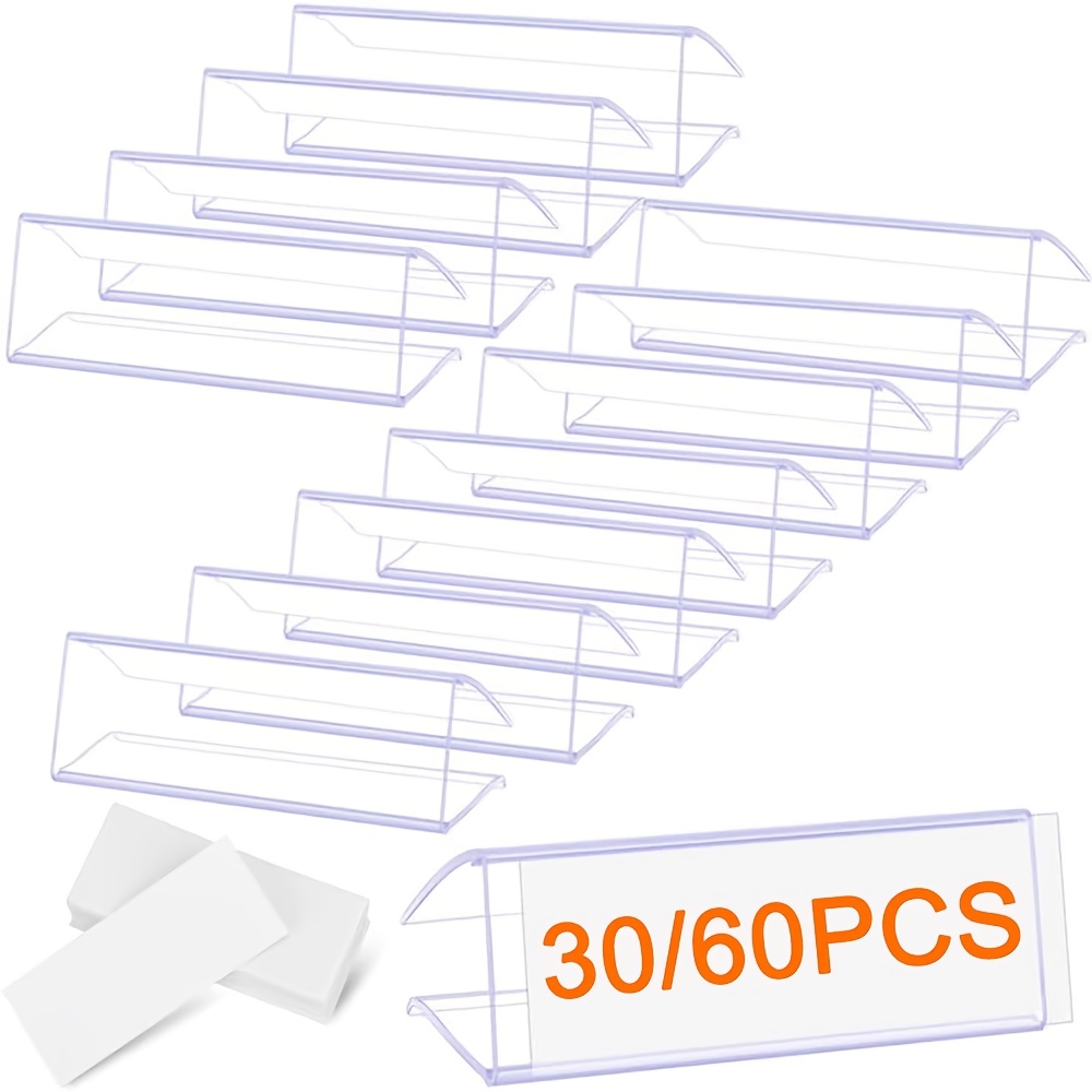 shelf label holders sold on Temu United States