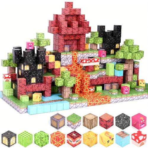 magnetic building blocks set magnetic stem sensory toy for magnetic building birthday gift