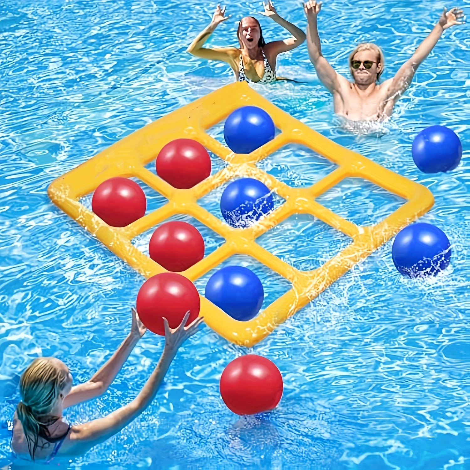 pool game set inflatable pool toy with 10 balls suitable for adults teens 10 players without battery
