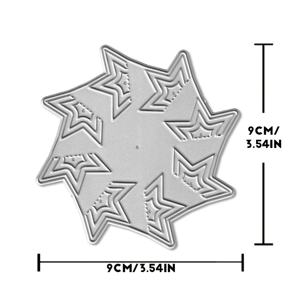 Image of 1pc Christmas-themed Metal Cutting Die, Perfect For Embellishments, Embossing, And Greeting Card Templates, Ideal For Album Card Crafting And Handmade Card Supplies