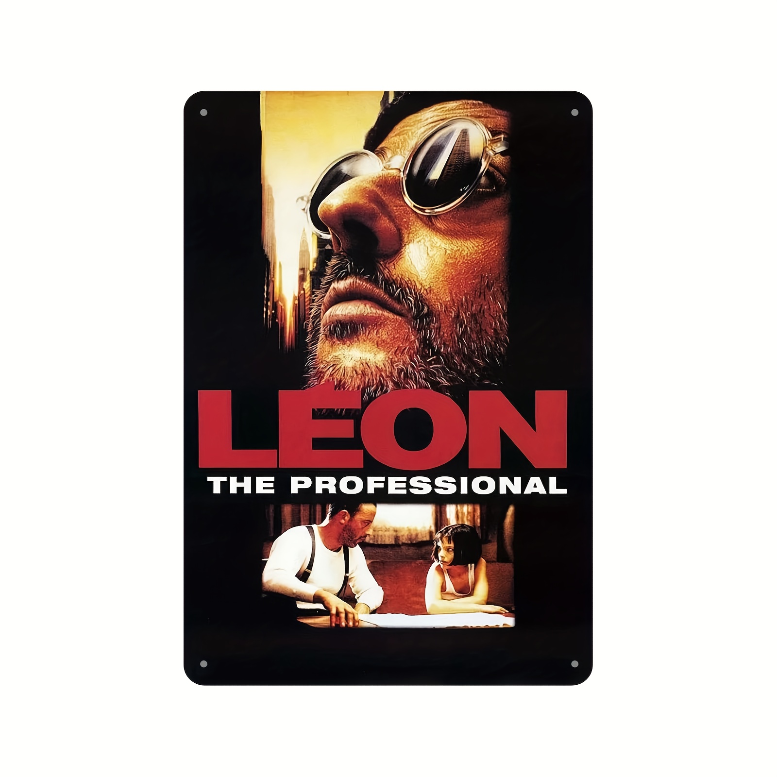 Leon Professional Movie Metal Poster Sign Vintage Iron Wall - Temu