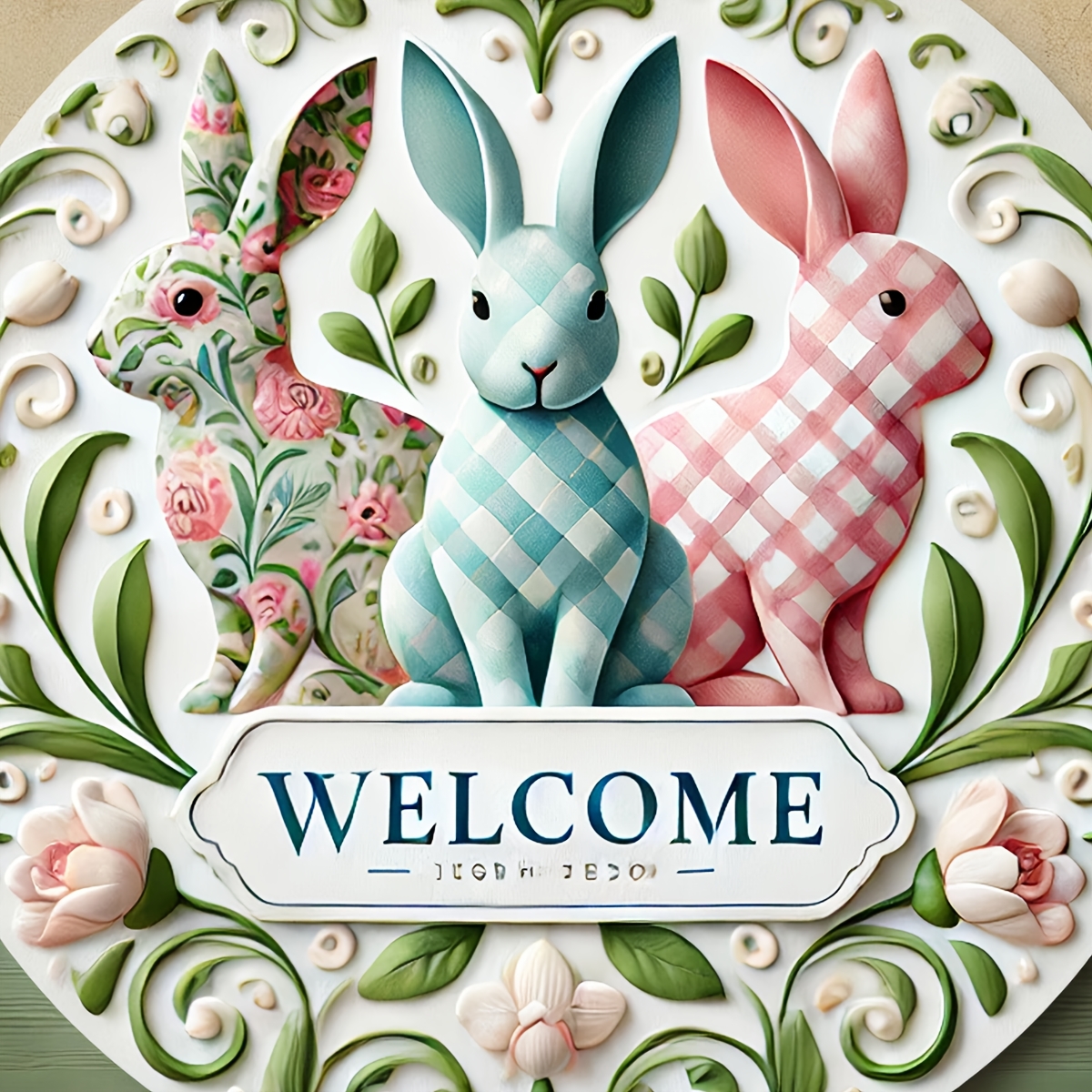 

1pc Round Aluminum , 7.8 - Decor, Wreath For , Bar, , , ,