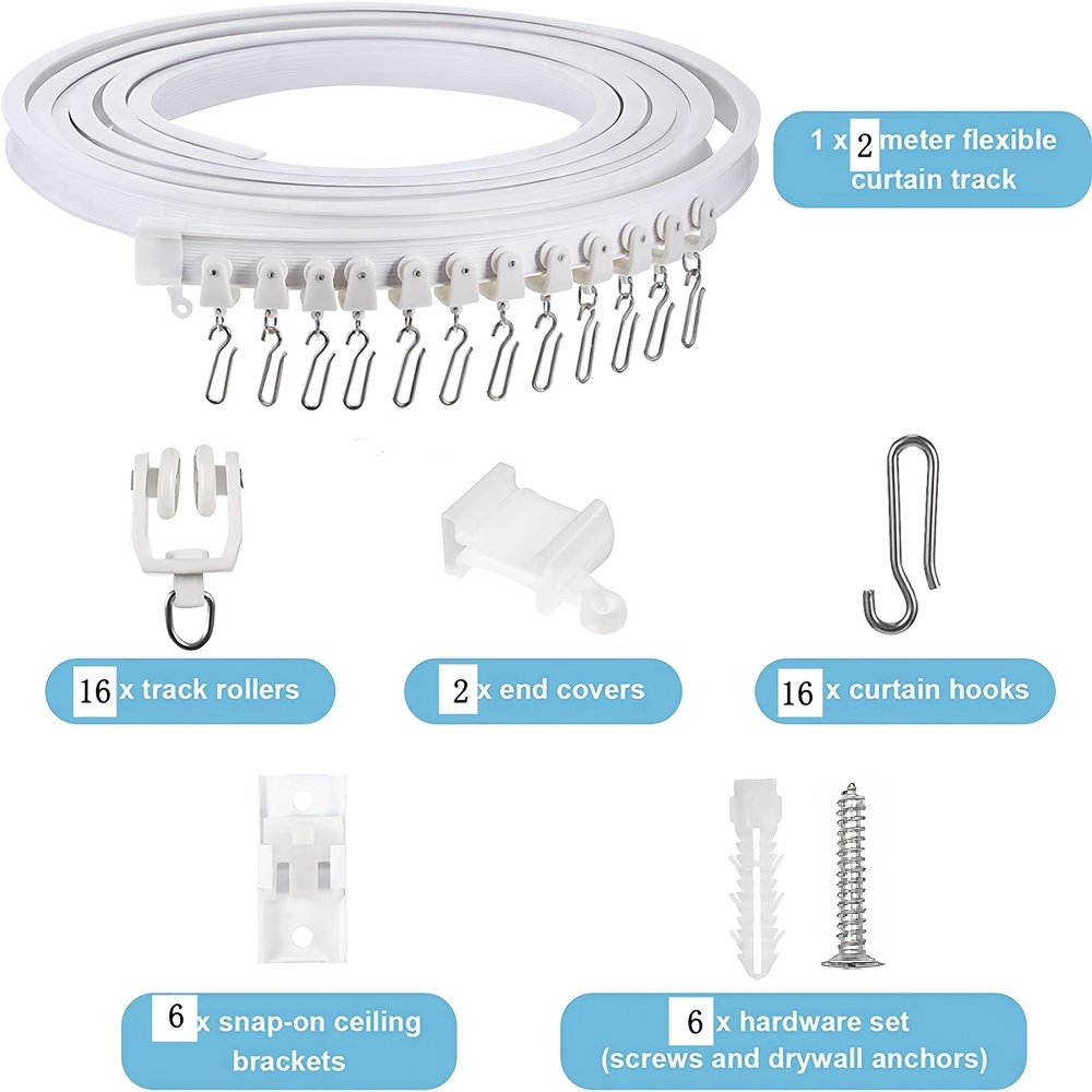 Set For Door And Window Curtains, 1/2/3/4/5 Meters