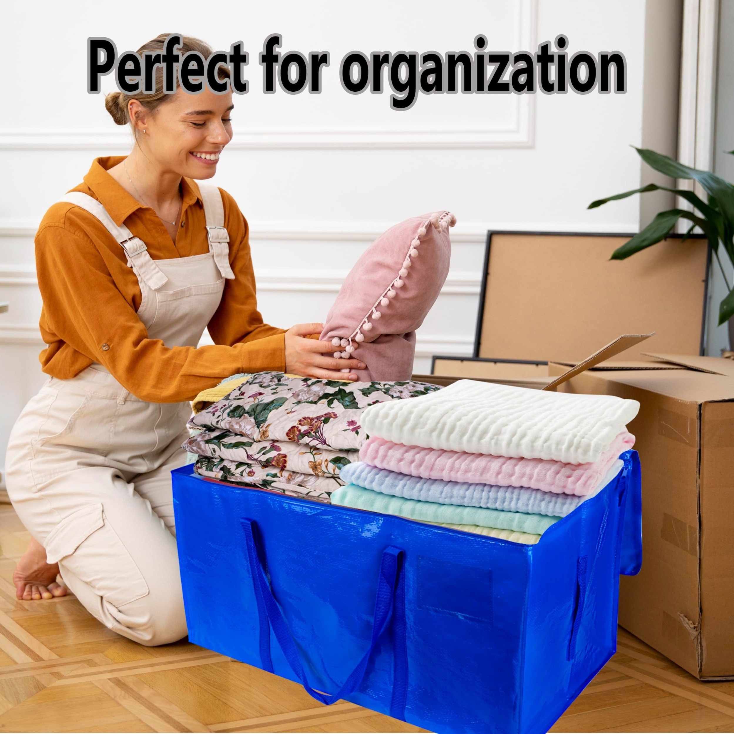 

Space Saver Bags, Extra Foldable Moving And Storage Bags - College Dorms, Adult , And Use - Solution For Clothes, Blankets, And More