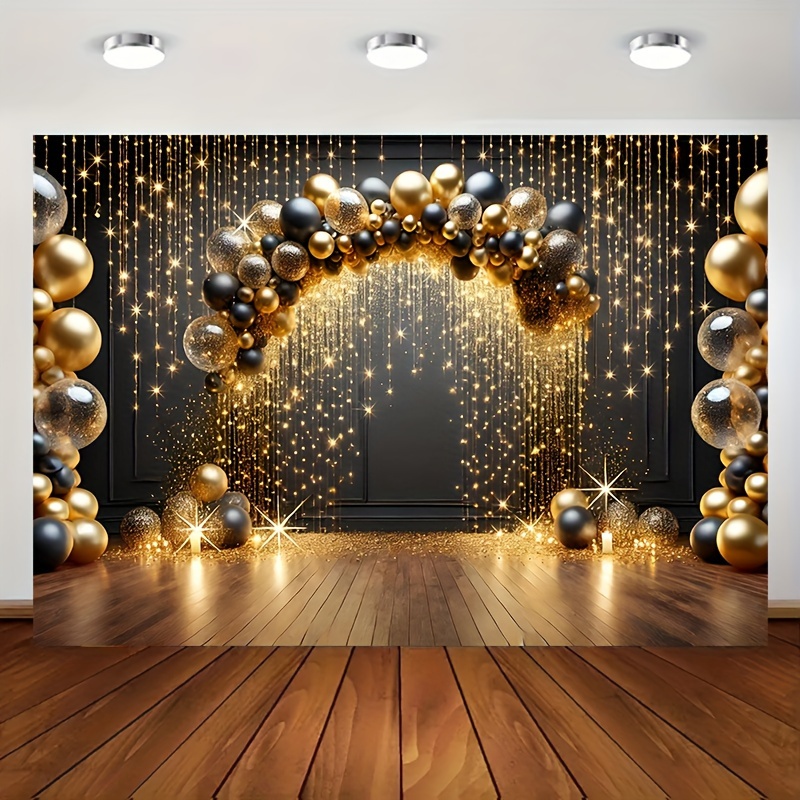 

1pc Party Backdrop With , Vibrant Polyester Banner, Easy Setup, Reusable, With No Electricity Needed For Home , Weddings, Birthdays, Christmas, Thanksgiving, Fall, Entryway & Room Decor