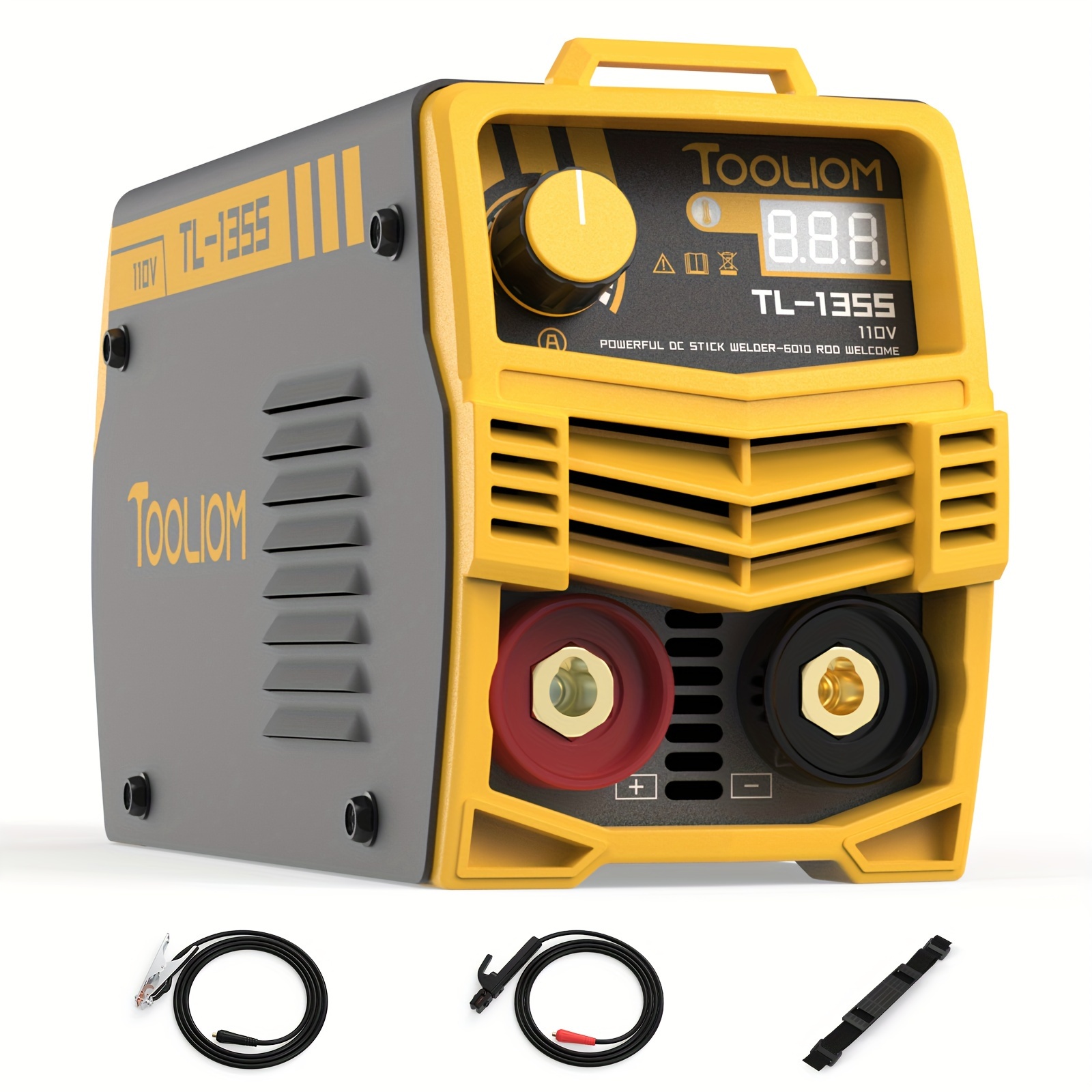 

Tooliom 135a 110v Stick Welder Machine Dc Inverter Welder With Digital Display Portable Welding Machine