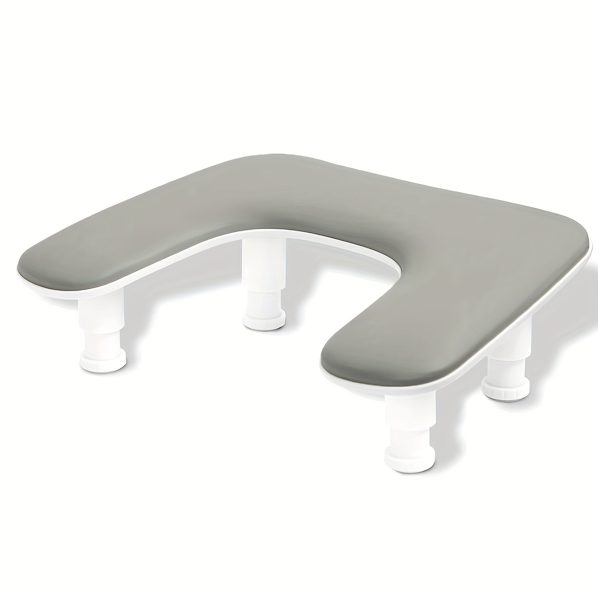 TEMU 1pc Adjustable And Portable Nail Art Armrest, Featuring A U-shaped One-hand With An Surface For Phototherapy To Fatigue. The Armrest Is
