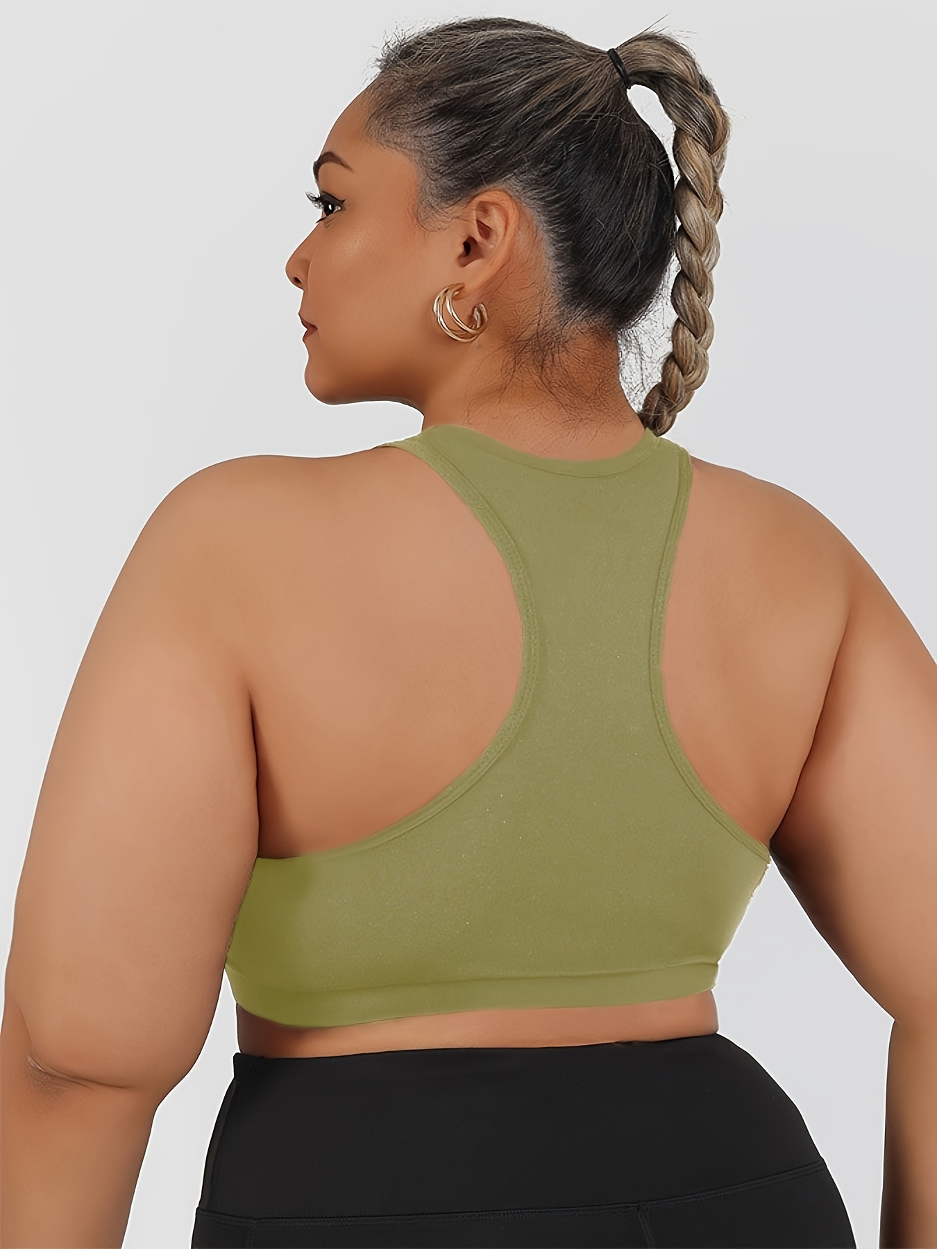 High-intensity Collision Color Fitness Bra With Front Zipper, One-piece Outerwear, Beautiful Back, Anti-sagging Yoga Vest