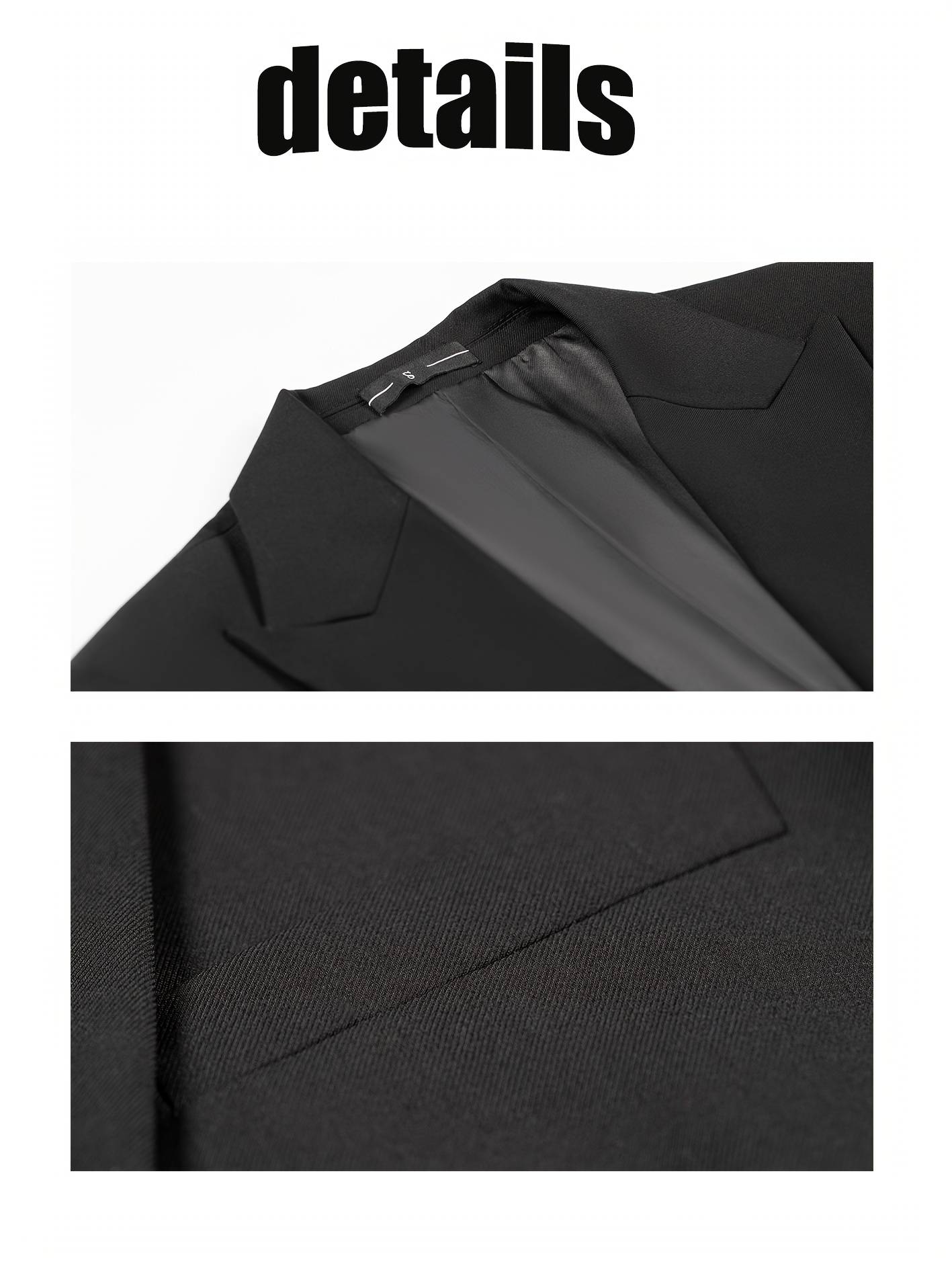 Men's 3pcs suit set Blazer vest pants combo One Button Peak Lapels Slim fit suits Modern tailored suit sets Festive Suit Set for Men Business Suits for Social Events Wedding-Ready Men's Suits for Evening Parties Size XS-XXXL