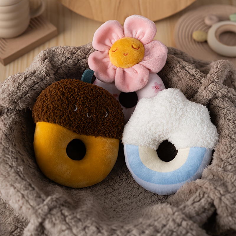 Plush Baby Soft Rattle Toys