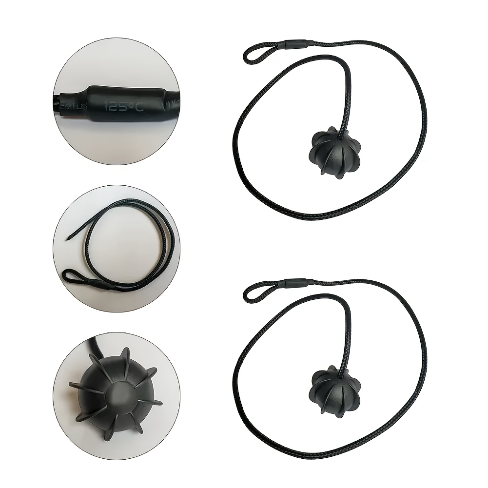 E-shop 2/4 Stück 1M6867574A für VOLKSWAGEN & AUDI Kofferraumgepäckhalter mit Seilklemme für AUDI A3 S3, Golf MK5 und Tiguan MK1
