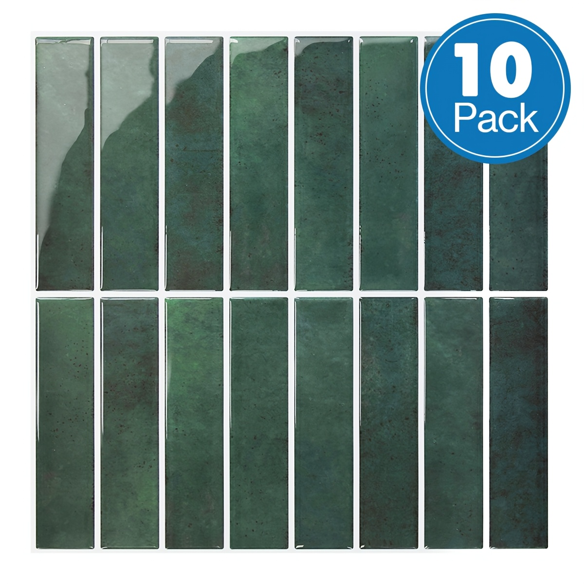 3d tile stickers 10pcs 30 5 x 30 5cm self   vinyl wall panels waterproof for kitchen and bathroom modern wall decor living room wall stickers indoor wall decor
