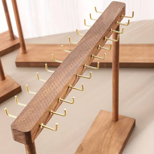 24 hooks 36 hooks multi hook necklace display stand rustic jewelry storage box suitable for home decor boutiques and retail stores sturdy tabletop jewelry stand jewelry display rack for easy design tool jewelry tower