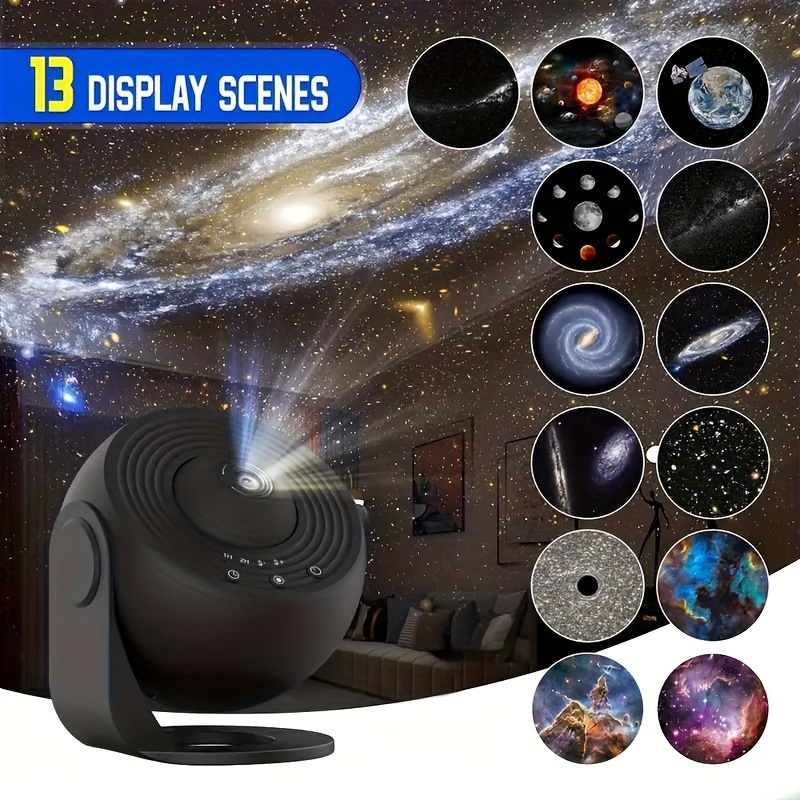 

Heeycem 13-in-1 For Projector - 4k Hd Led Lights With Multi-theme Projection, Usb Powered Night Light For Bedroom & Home Theater Decor, Perfect Gift For Christmas And Weddings