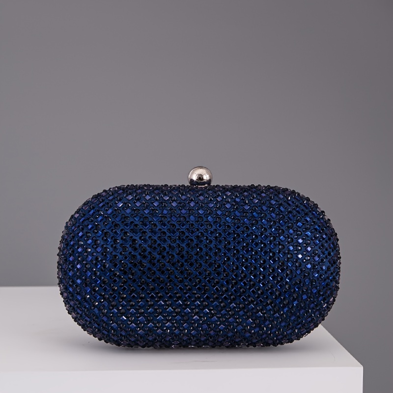 

Pochette de Soirée Élégante en Strass, Sac à Main de Mode pour Femme avec Bandoulière Détachable