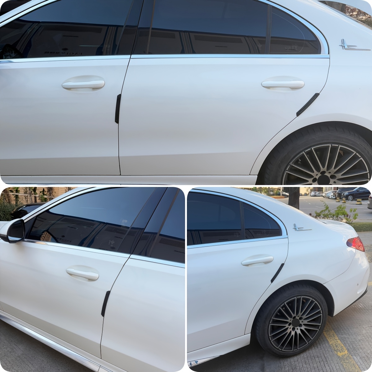 Patvari automobilio durų apdailos juostelė, atspari įbrėžimams, pagaminta iš minkšto PVC. Ji turi savaiminio klijavimo pagrindą, aukšto blizgesio galą, yra atspari vandeniui, saulės spinduliams ir senėjimui