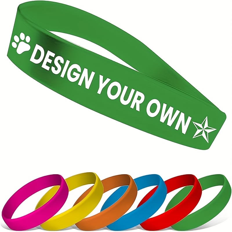 99pcs Custom Silicone Wristbands for Events and Promotions