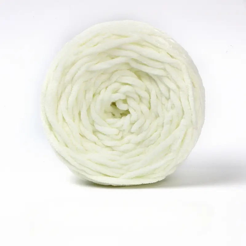 E-shop Weiches Chunky-Garn, Dickes Polyester-Eisstreifen-Garn für Handstricken Häkeln, DIY-Schals 2,8oz, Anfängerfreundlich