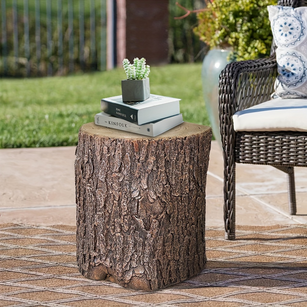 Tree stump outdoor coffee table hotsell