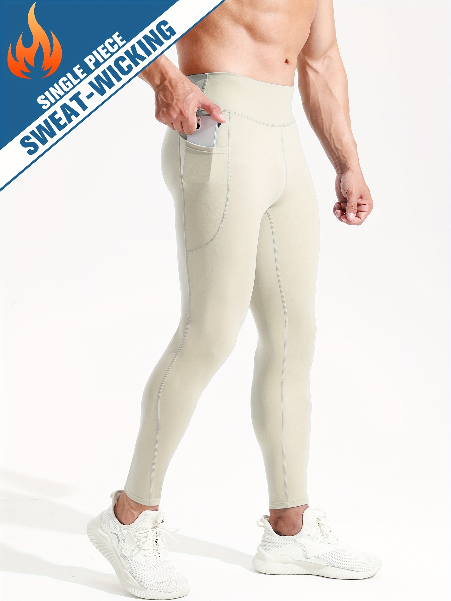 Legging De Compression Pour Homme - Pantalon De Plage à Séchage Rapide