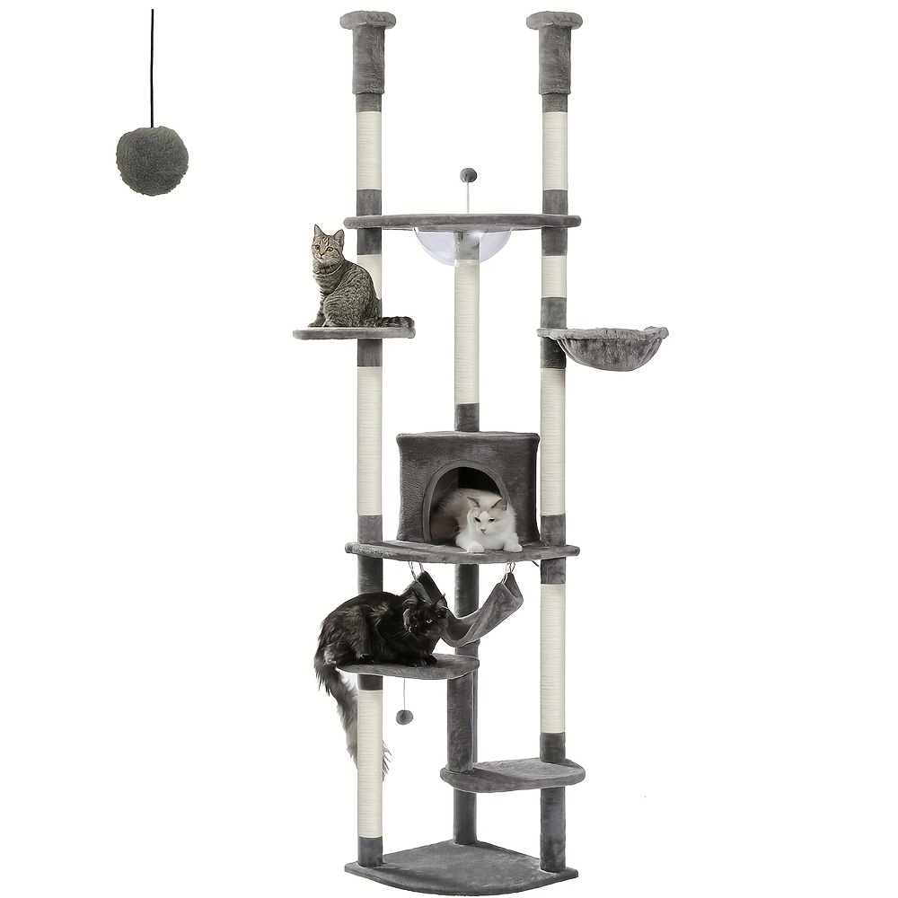 

To Ceiling Cat 92.9''-101.6'" Height Scratching Posts, Condo, And For