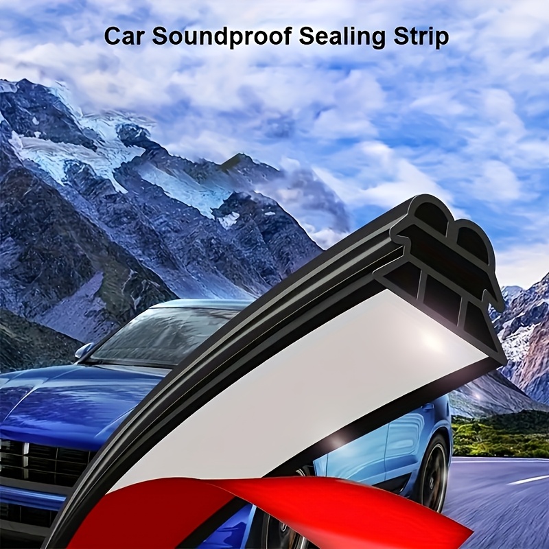 

1pc 32.8ft Waterproof Car Door Protector Tape - Fit, Self-adhesive Rubber Seal For Doors, Hood & Trunk, Car Door Protector