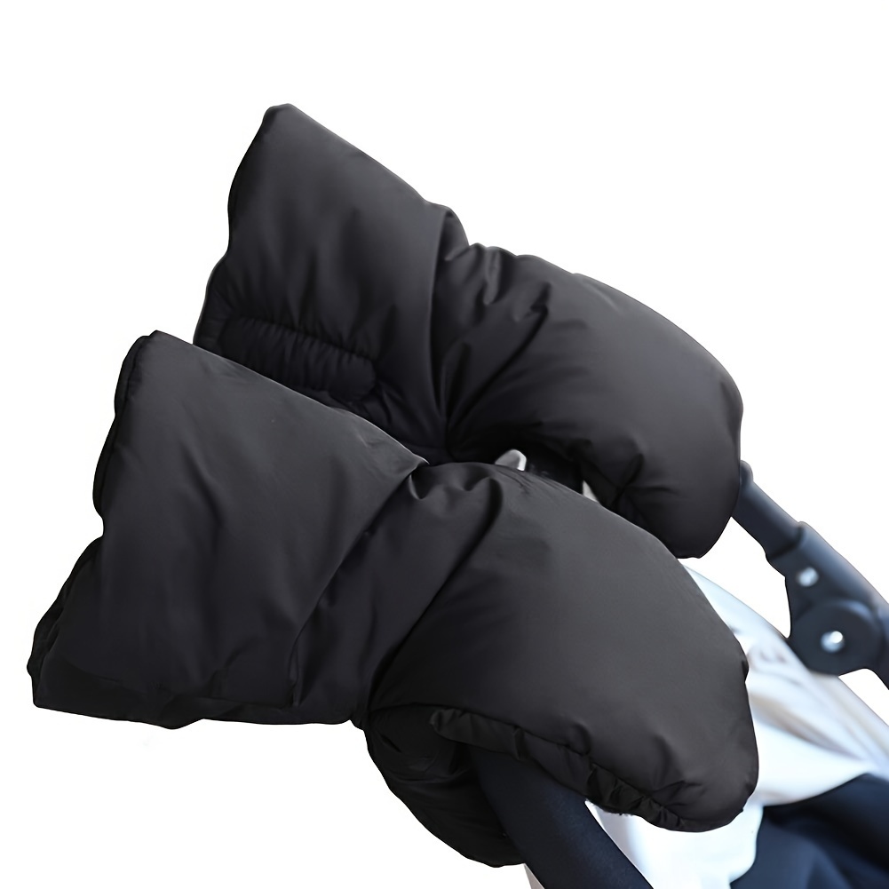 

1 Pair Ultra- Waterproof Stroller Gloves, Warm Insulated Polyester Fiber, , , And Stroller Accessories