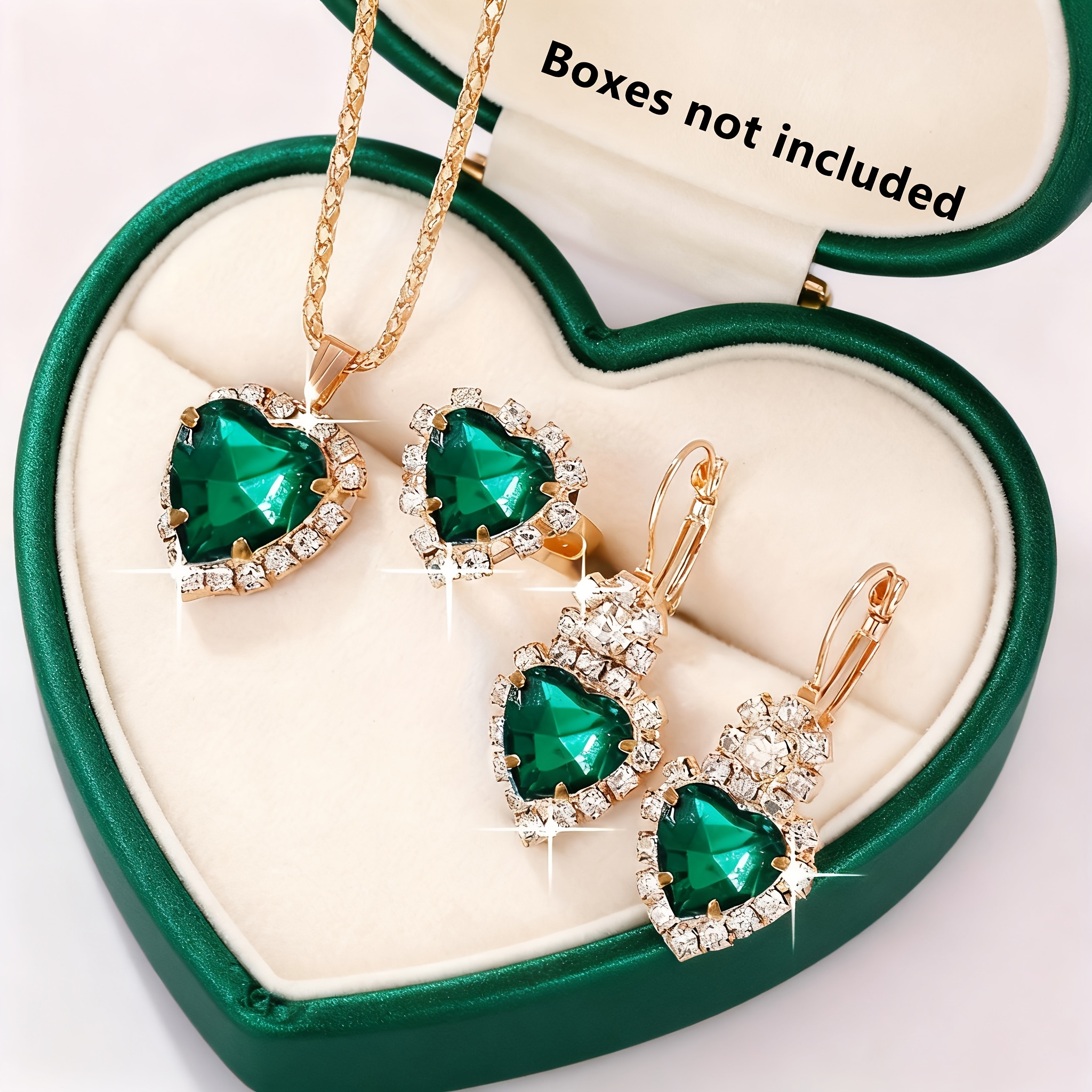 E-shop 4-teiliges Damen Schmuckset, modische Alltags-Kombination, Geschenkidee