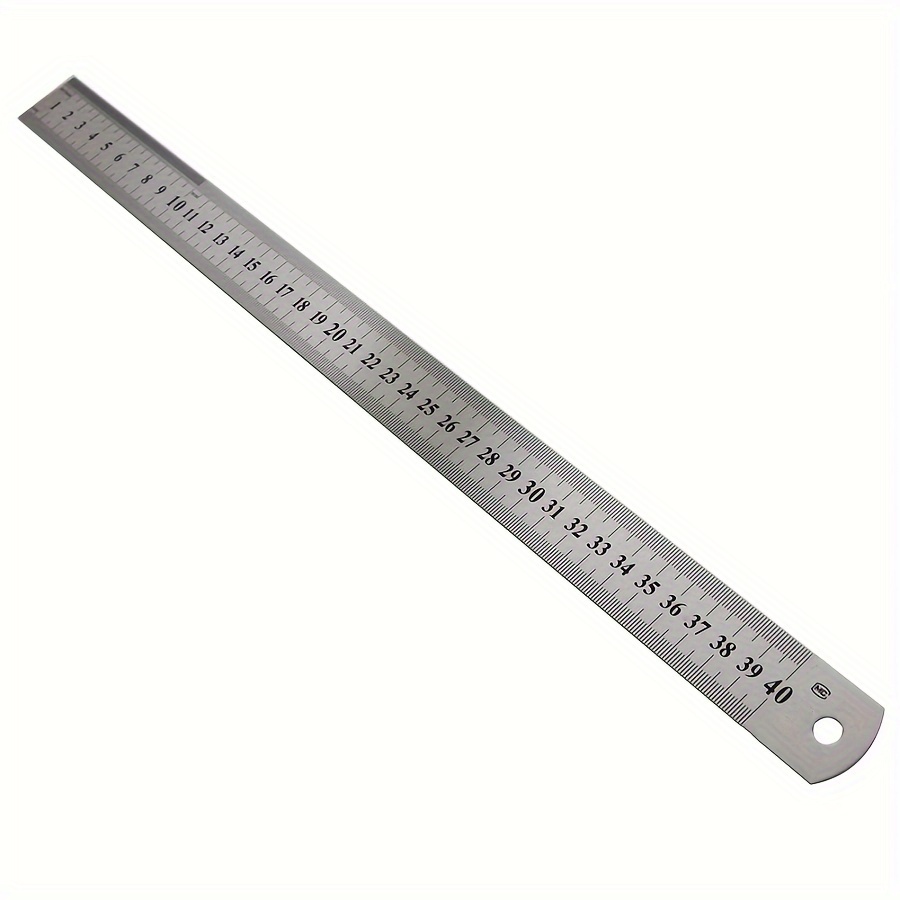 

Dual-sided Steel Ruler - Inch & Measurements, For Office, Construction, And Home Use, Folding Ruler