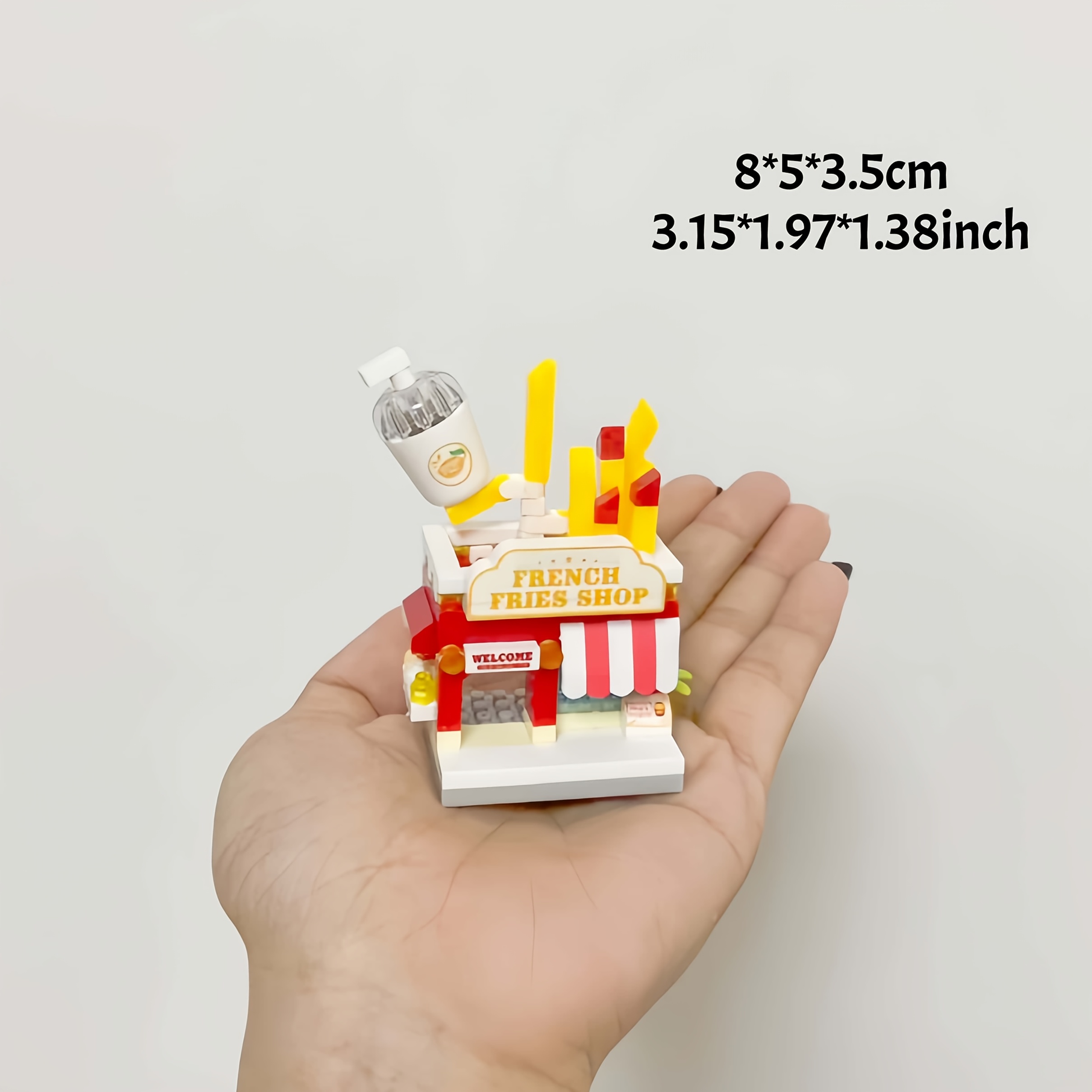 Micro Particle Building Block Set, Ramen Shop & BBQ Shop Decor