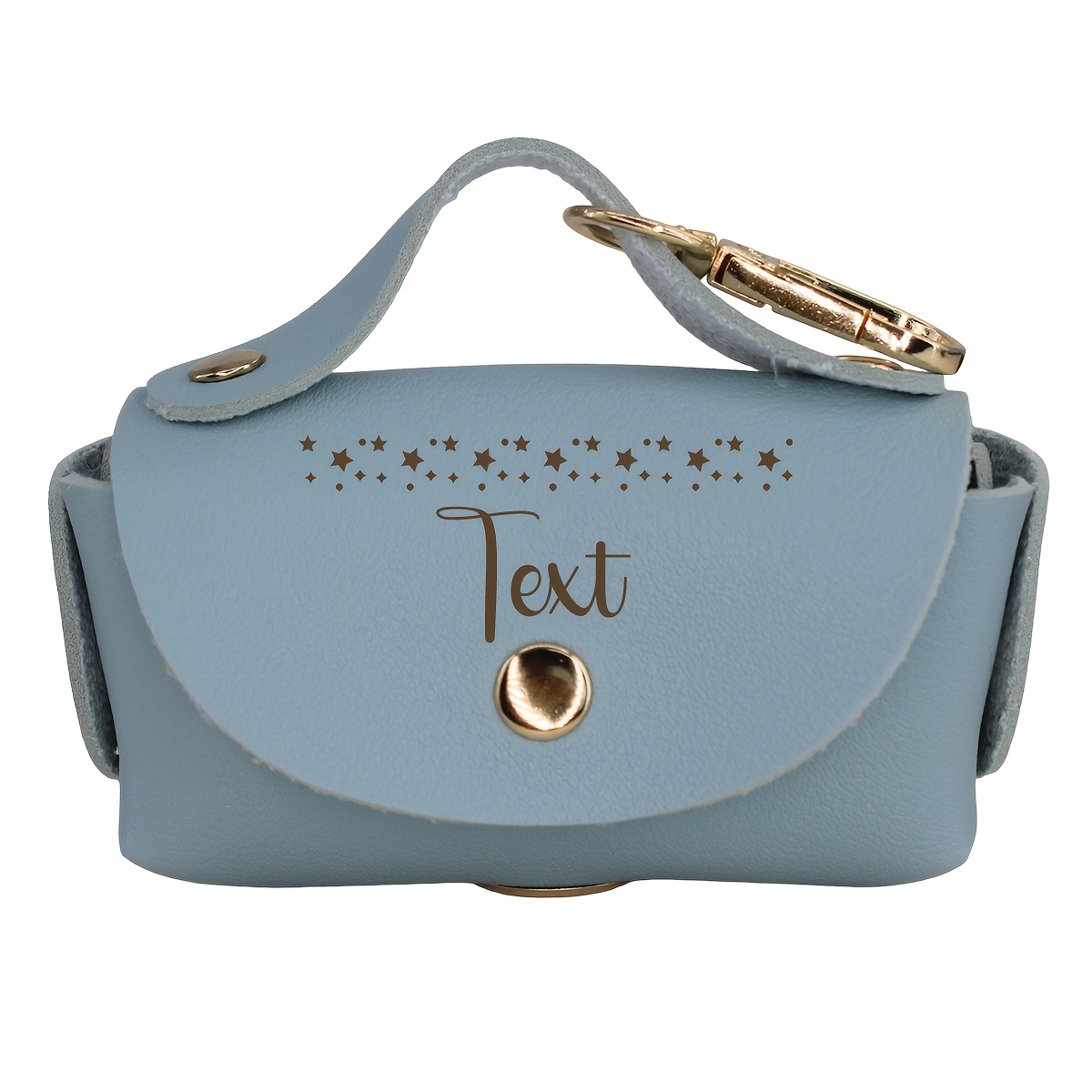 TEMU [custom] Laser Personalized Information Trash Bag Storage Bag Pet Outing Additions Portable Poop Bag Storage Bag Does Not Include Trash Bag Pet