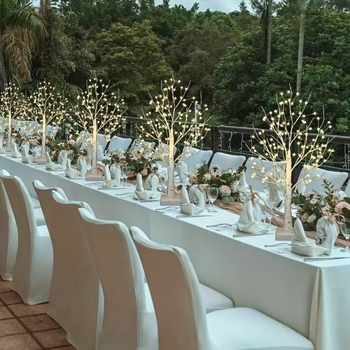 4 6pcs illuminated birch tree wedding decoration led birch tree warm white for home fireplace indoors back to decoration decorative lights for wedding birch tree