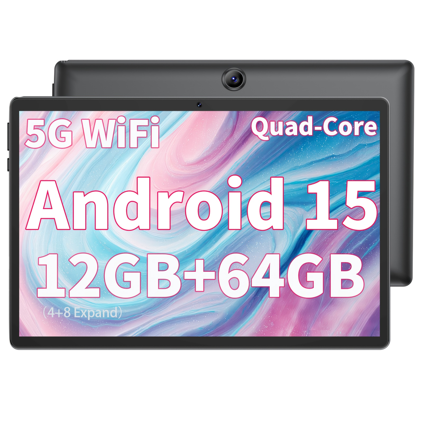 tablet new   15 options for 12gb 4 8   64gb rom or 8gb 4 4   64gb rom 1tb expansion with keyboard protective case mouse stylus   6000 mah tablet 10 1 inch no adapter sd tablet for festivals and birthday gift 2026 Product details 7