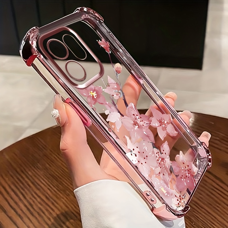 TEMU Phone Case - Painting With Feel, Transparent Soft Shell For Oppo Reno 14, 14 Pro, 14 F, Reno 13 F 5g, Reno 11 F, Reno 10, 10 Pro. Features