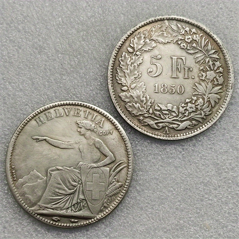 реплика монеты 1850 швейцарская монета реплика памятная монета коллекционная монета подробные сведения 0