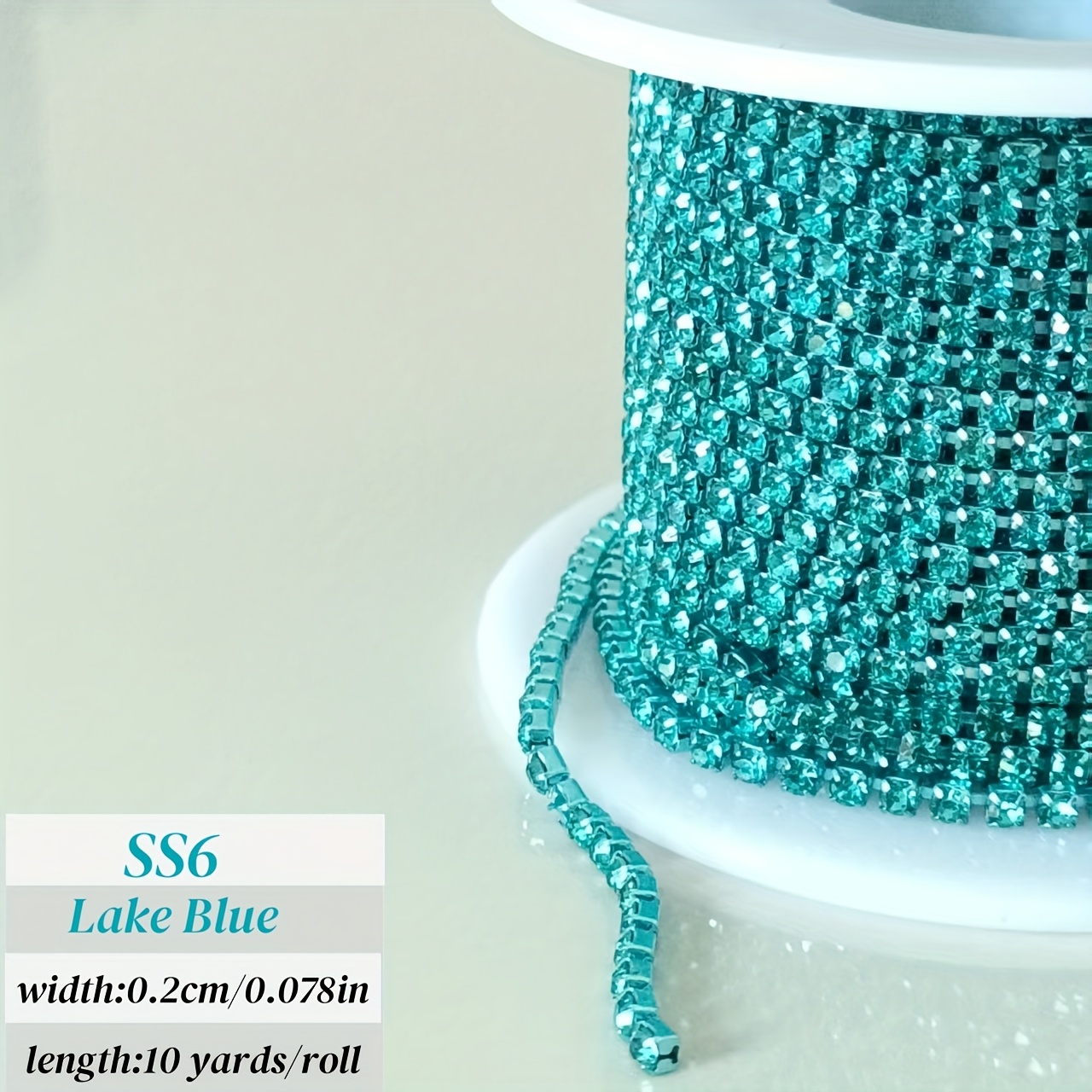 E-shop /Rolle, 2mm Wasserbohrer-Kettenschlüsselkette, Dichte Ausführung, Geeignet für Geldbörsenherstellung, Basteln, Feiertags-Partydekorationen,
