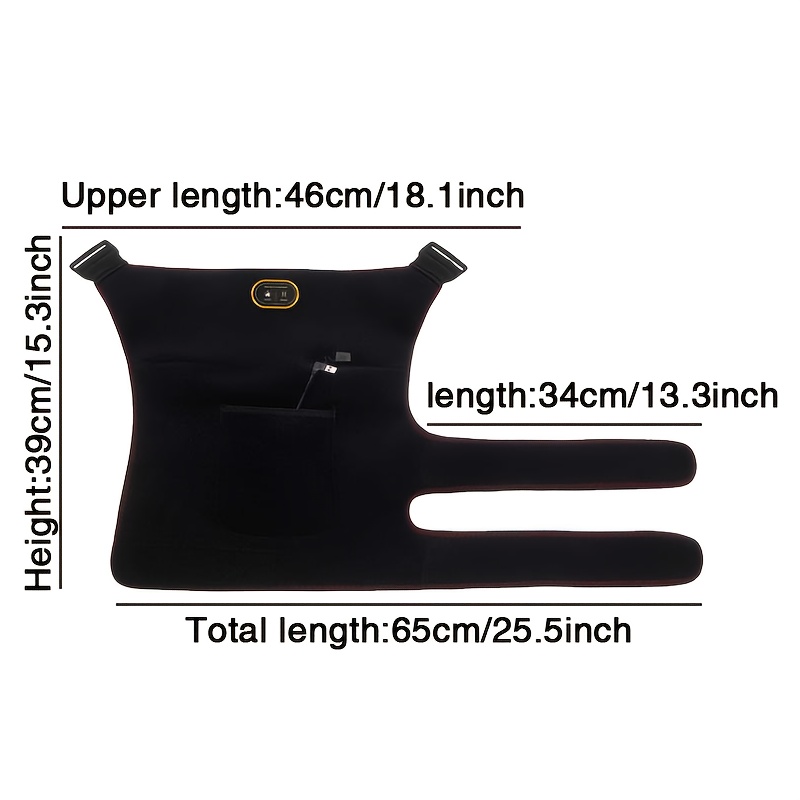 [USB Heating Pad] New Heated Massage Hip Cushion, Hip Heat Wrap, Electric Heating Cloth, Portable USB Powered, Deep Heating for Lower Back/Thighs/Hips Heating Pad, Holiday Gift.