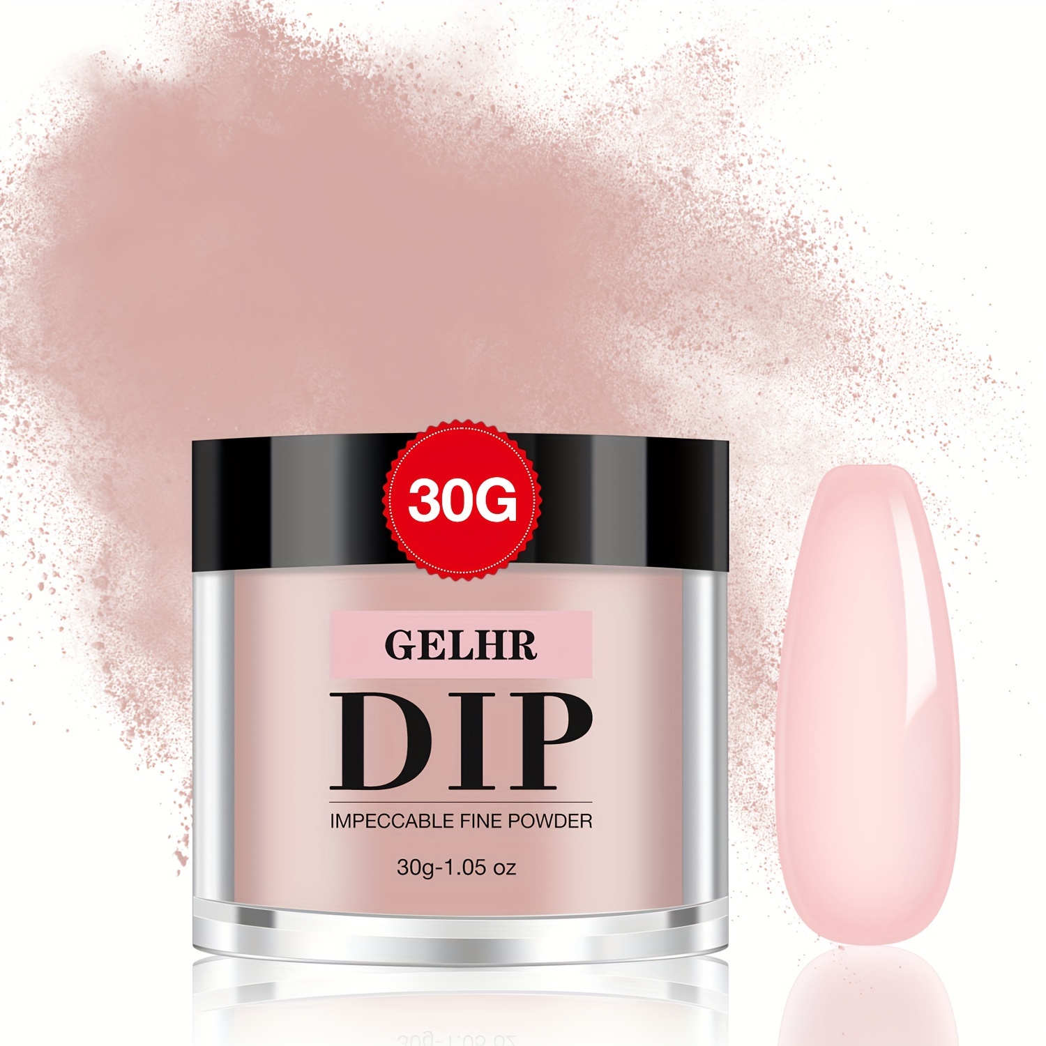 Dip Powder Set Translucent Nude Pinkish Sheer Color Natural - Temu