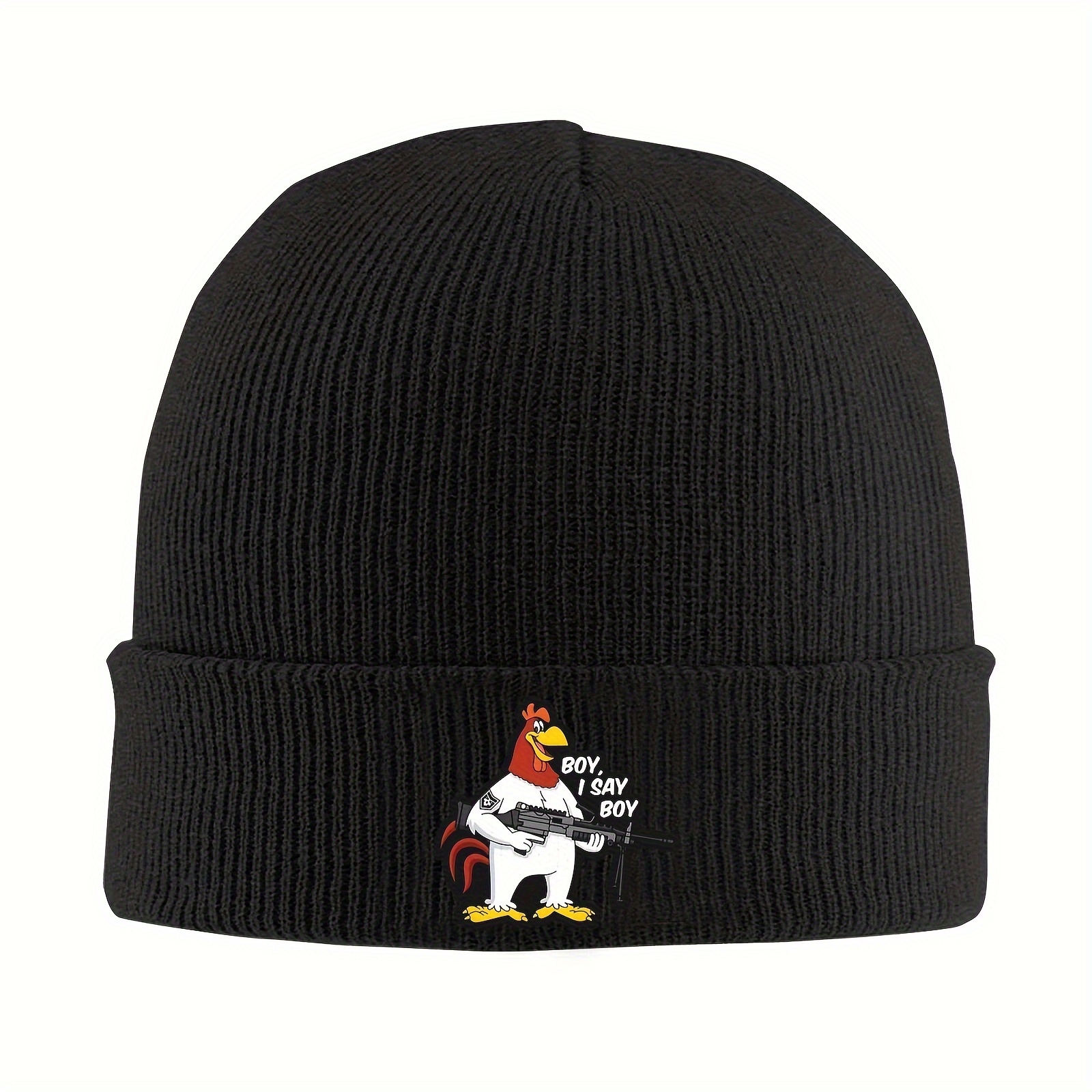 

Funky Cartoon Anime-themed Knit Beanie - , Warm Ski Hat For , Autumn