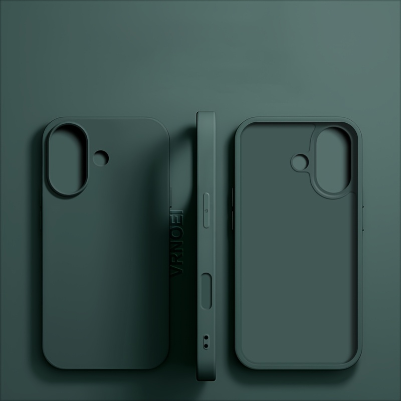 Mayaxess Coque pour iPhone 16 Silicone Souple Transparent - Coque